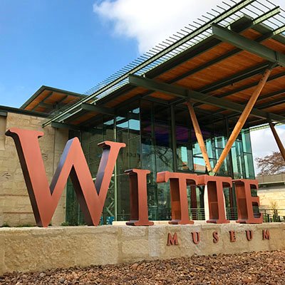 Front Design of the Witte Museum / Wikipedia

Link: https://en.wikipedia.org/wiki/Witte_Museum#/media/File:Witte_Museum_Front.jpg