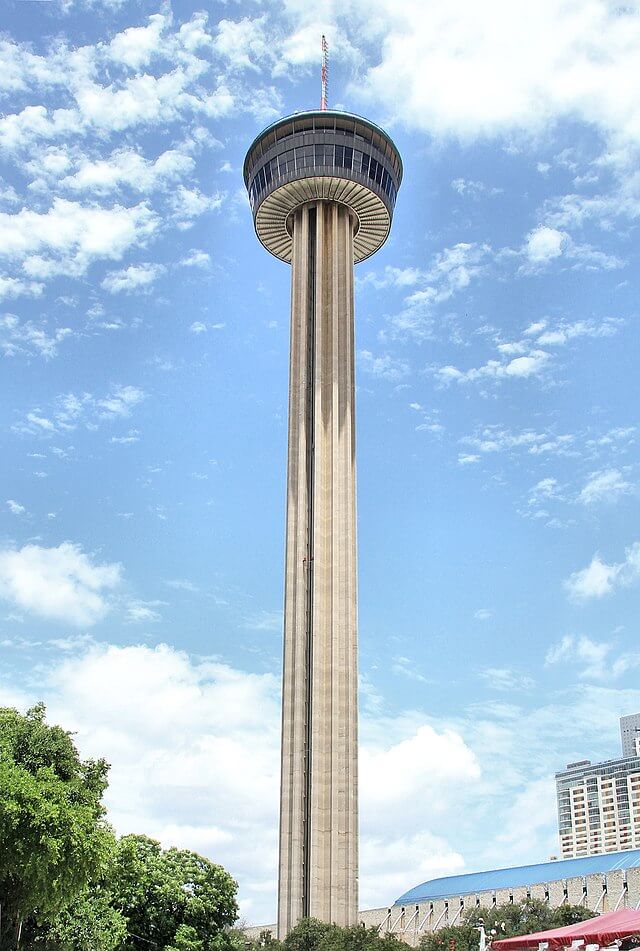 Exterior view of the Tower of Americas / Wikimedia / Larry
Link: https://commons.wikimedia.org/wiki/File:Tower_of_the_americas_2013.jpg 