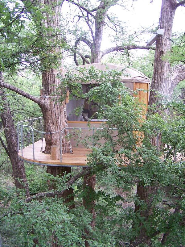 Treehouse at Cypress Canopy Tours 
Link: https://flic.kr/p/iVe8i