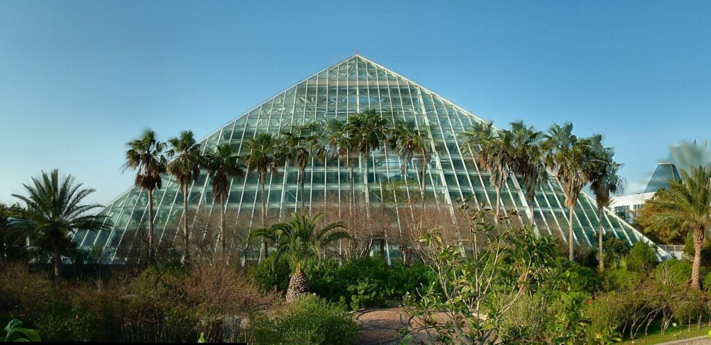 Rainforest pyramid at Moody Gardens Theme Park
Link: https://en.wikipedia.org/wiki/Moody_Gardens