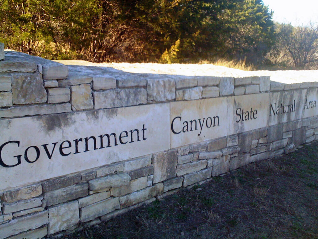 Government Canyon State Natural Area Sign
Wikimedia
Link: https://upload.wikimedia.org/wikipedia/commons/thumb/f/fe/Gov_Canyon_State_Nat_Area3.JPG/1280px-Gov_Canyon_State_Nat_Area3.JPG