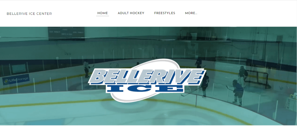 Homepage of Bellerive / Link:www.belleriveice.com/