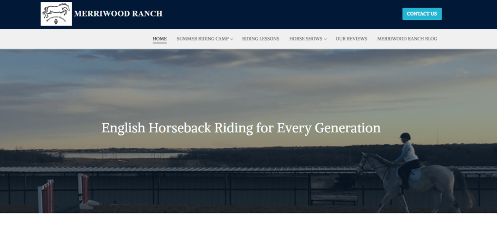 Homepage of Merriwood Ranch
URL: https://merriwoodranch.com/
