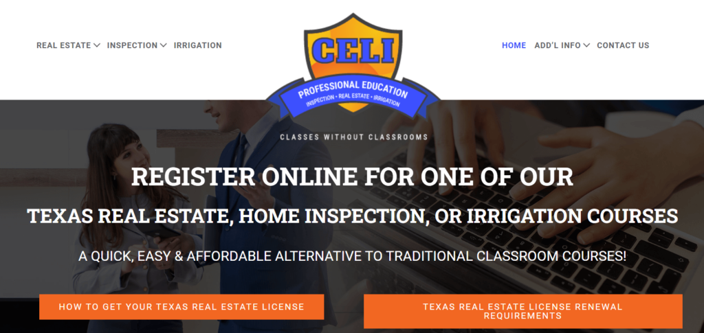 Homepage of CELI edu/ 
Link: https://www.celi-edu.com/
