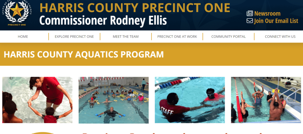 Homepage for Harris County Aquatics / https://www.hcp1.net/HCAquatics