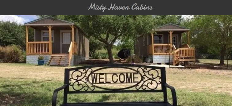 Homepage of Misty Haven Cabins /
Link: https://mistyhavencabins.com/