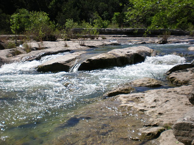 View of Running Water at Barton Creek Greenbelt Trails / Wikipedia / Julia Duffy
link:
https://en.wikipedia.org/wiki/Barton_Creek_Greenbelt#/media/File:BartonCreekGreenbelt.jpg