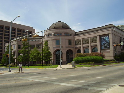 Outside view of the Bob Bullock State History Museum / Wikipedia / WhisperToMe
Link:  https://en.wikipedia.org/wiki/Bullock_Texas_State_History_Museum#/media/File:BobBullockMuseumAustinTX.JPG  
