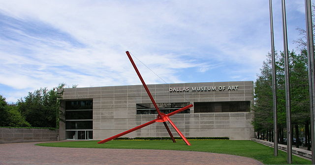 The exterior of Dallas Museum of Art / Wikimedia Commons / Keith Jons
Link: https://commons.wikimedia.org/wiki/File:DMA_west.jpg#/media/File:DMA_west.jpg 
