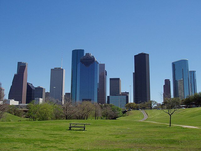 Eleanor Tinsley Park / Wikipedia / Flickr


Link: https://en.wikipedia.org/wiki/Eleanor_Tinsley_Park#/media/File:Downtown_Houston_2.jpg