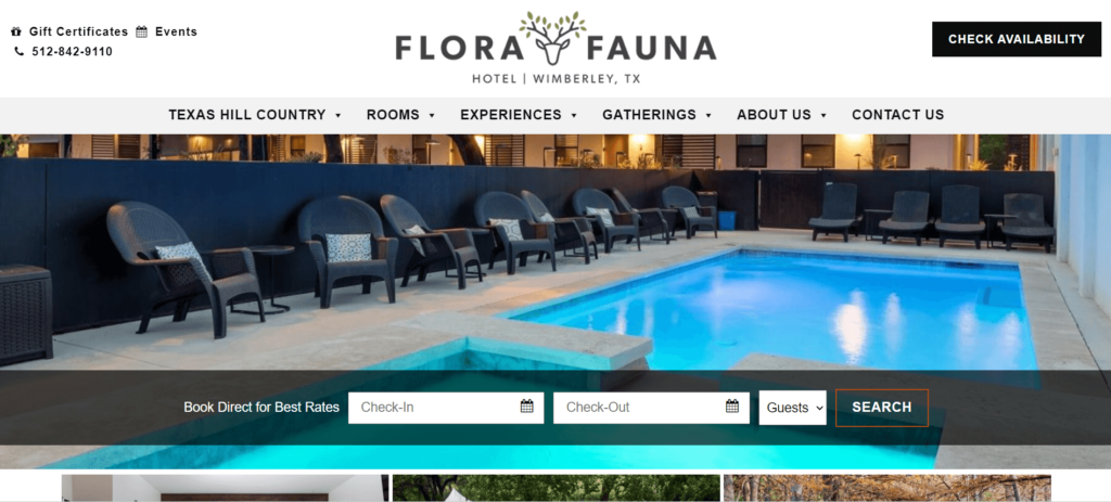 Homepage Hotel Flora & Fauna/ https://www.hotelfloraandfauna.com/