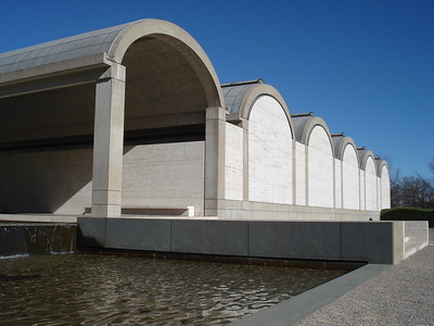 The exterior architecture of the Kimbell Art Museum / Flickr / Larry Harris 
Link: https://flic.kr/p/5RTaur 
