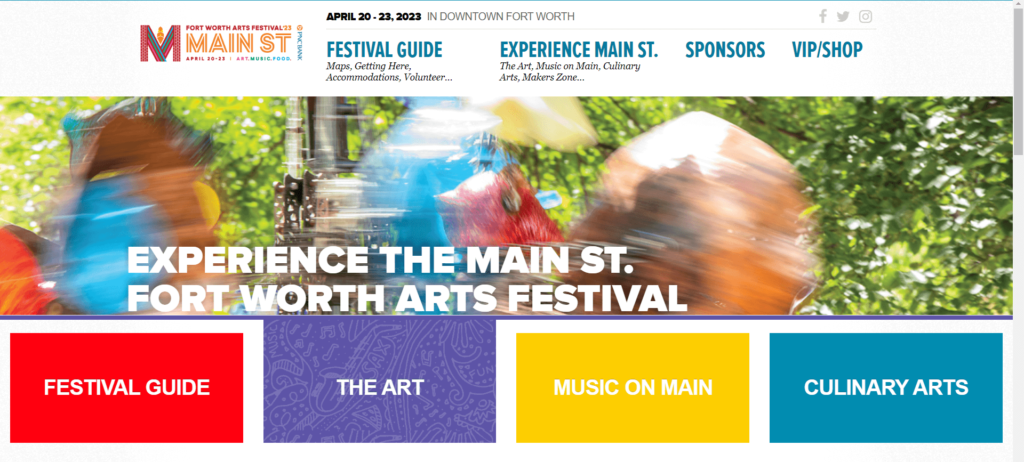 Main St. Fort Worth Arts Festival Homepage / mainstreetartsfest.org