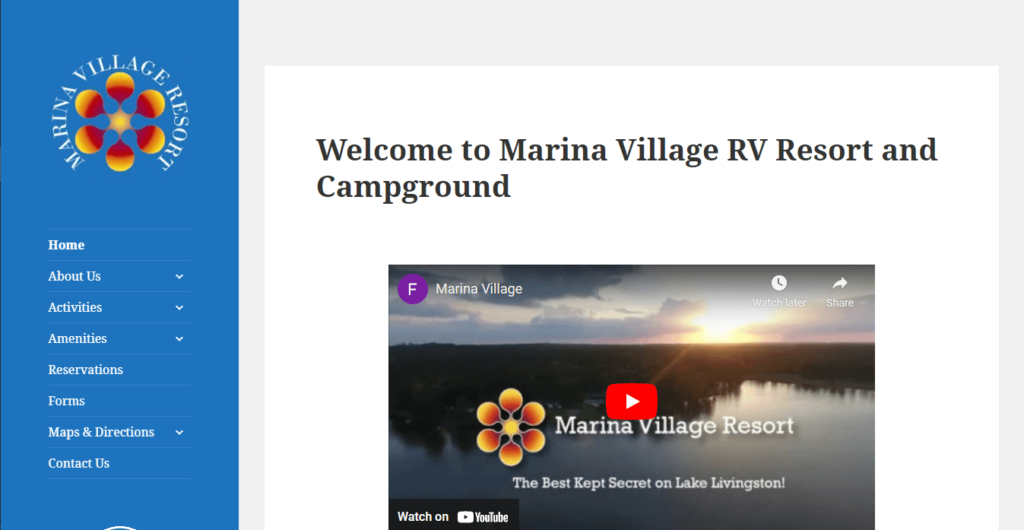 Homepage of Marina Village / https://marina-village.com/