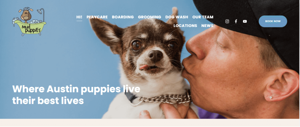 Homepage of Mud Puppies/ mud-puppies.com