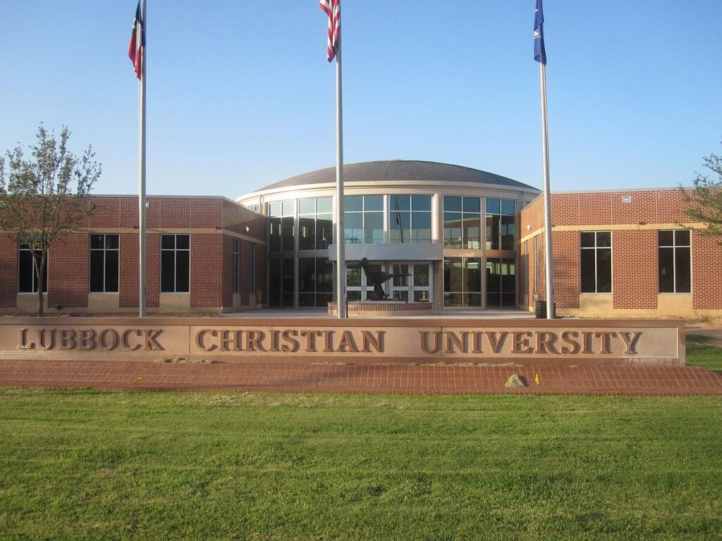Outside view of Lubbock Christian University / Wikimedia Commons
Link: https://commons.wikimedia.org/wiki/File:Lubbock_Christian_University,_Lubbock,_TX_IMG_4699.JPG 