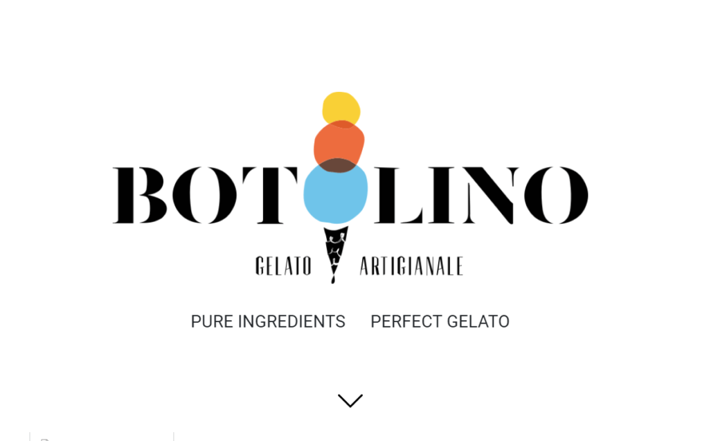 Homepage of Botolino Gelato Artigianale 
Link: https://botolino.com