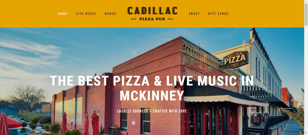 Cadillac Pizza Hub / cadillacpizzapub.com.