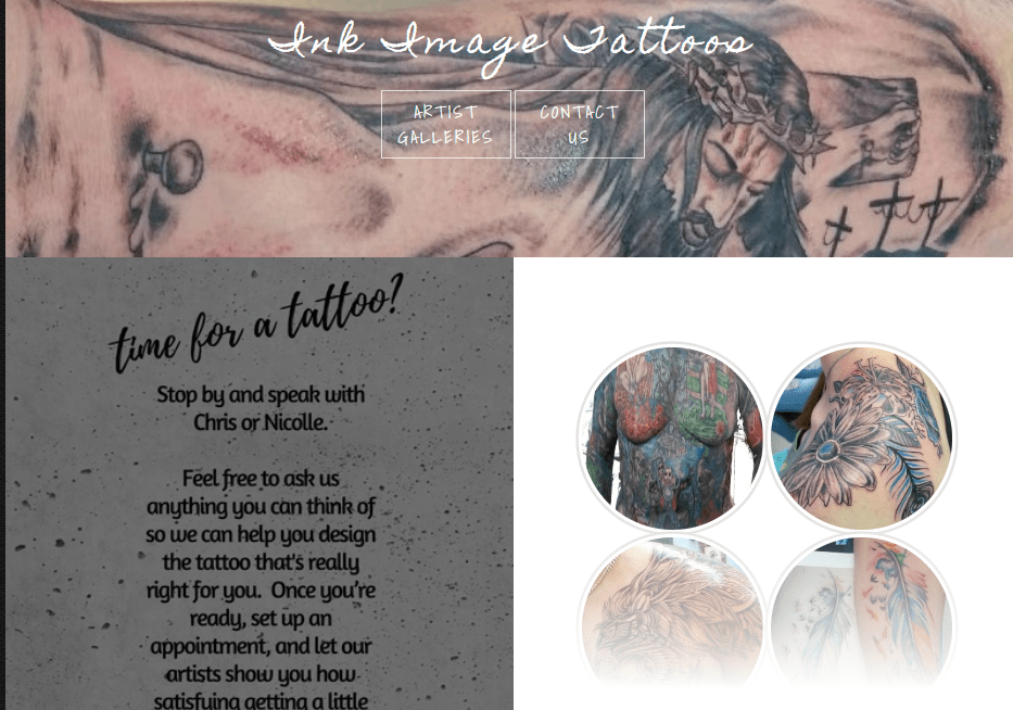 Homepage of Ink Image Tattoo Shop /
Link: inkimagetattoos.com