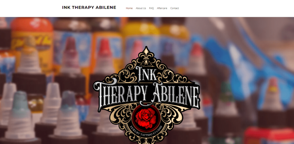 Homepage of Ink Therapy Abilene /
Link: inktherapyabi.com