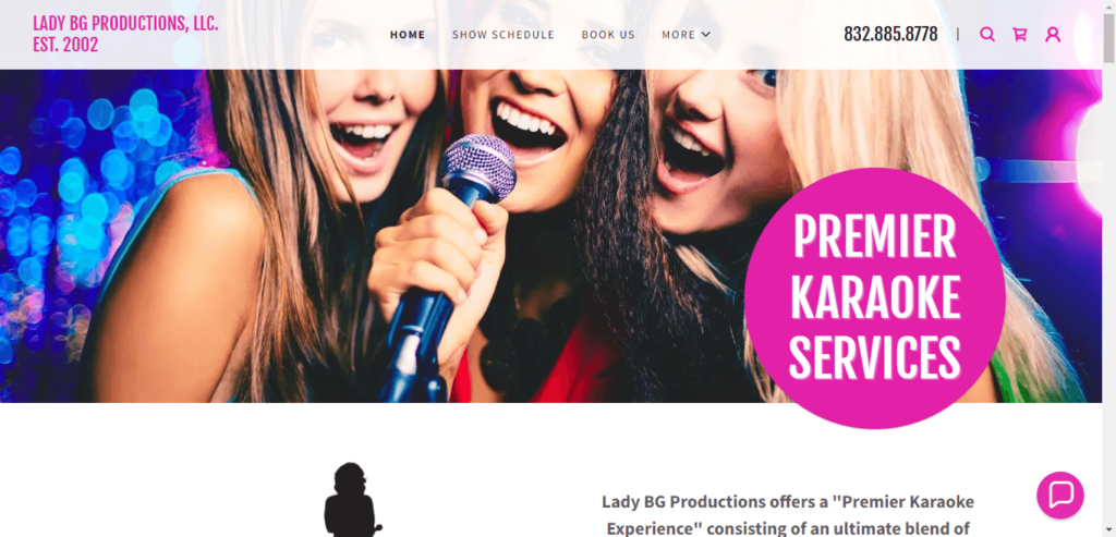 Homepage of Lady BG Karaoke / ladybg.org.