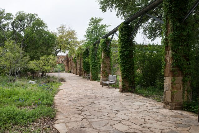 A  Side View of the Lady Bird Johnson Wildflower Center / Wikimedia Commons / Carol M. Highsmith.

Link: https://commons.wikimedia.org/wiki/File:Scene_from_the_Lady_Bird_Johnson_Wildflower_Center,_part_of_the_University_of_Texas_at_Austin_but_located_10_miles_south_of_the_Texas_capital_LCCN2014632143.tif