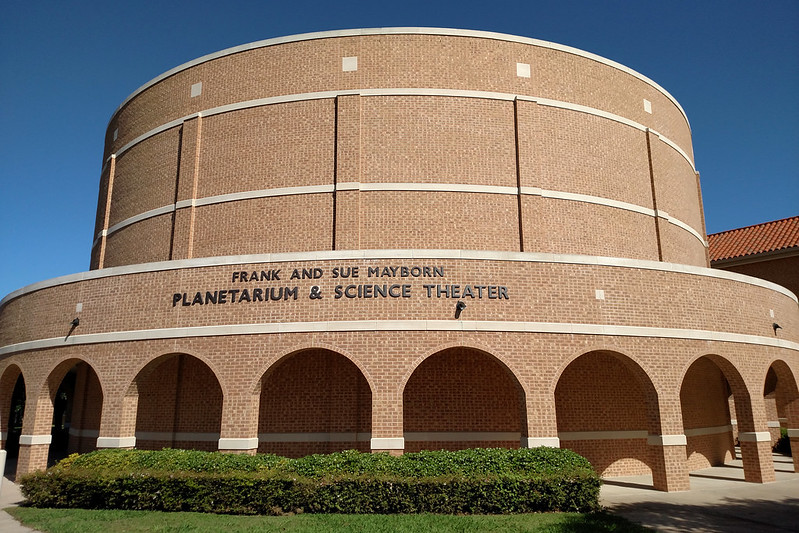 A view of Mayborn Science Theater at Central Texas College / Flickr / Wil C. Fry
Link: 
https://www.flickr.com/photos/saintseminole/48600402137/in/photolist-2h3DLkT-2h3DLUi