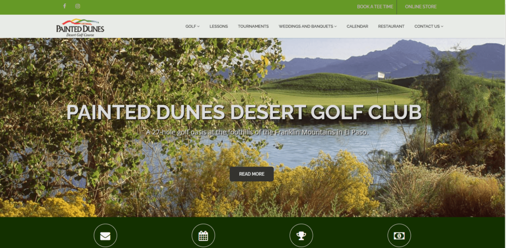 Homepage of Painted Dunes Desert Golf Course 
Link: 
http://www.painteddunes.com/