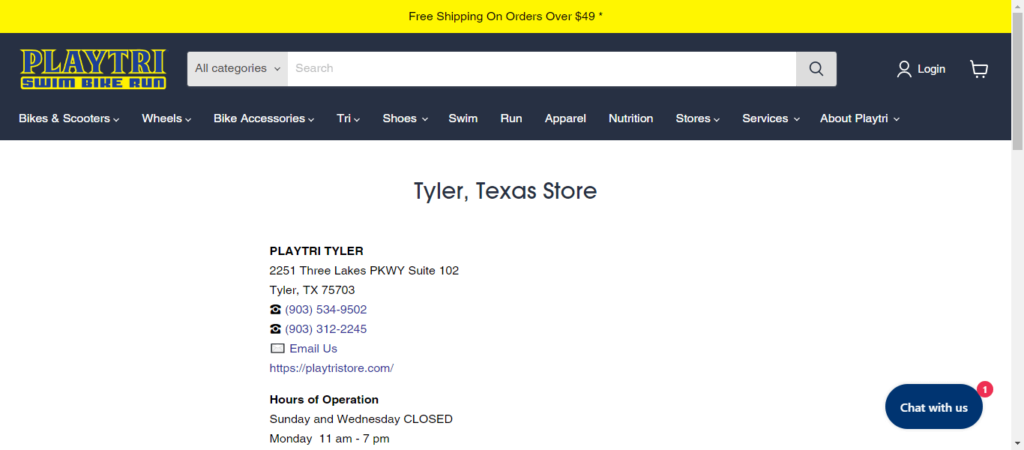 Homepage of Playtri / playtristore.com/pages/tyler-tx-store.