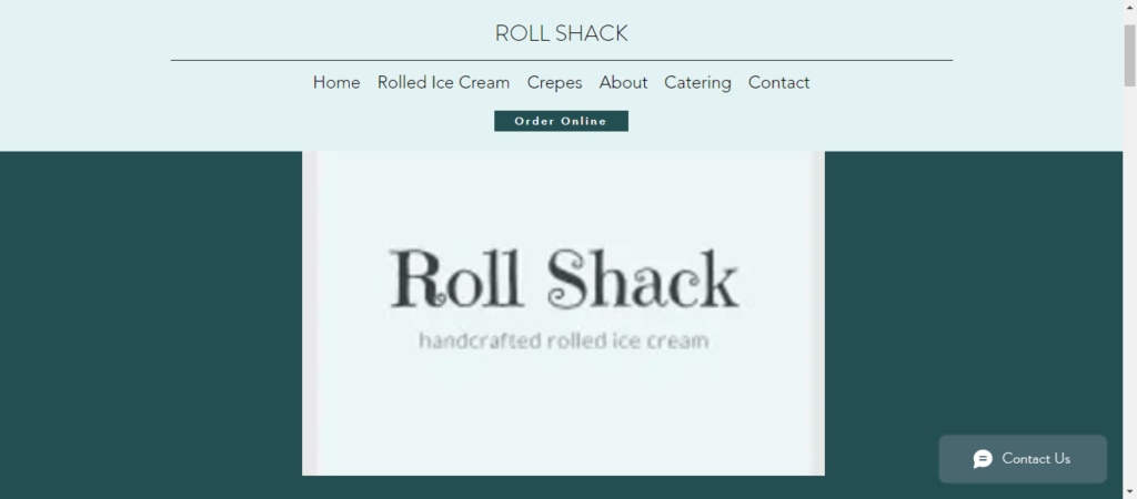 Homepage of Roll Shack / rollshackabilene.com.