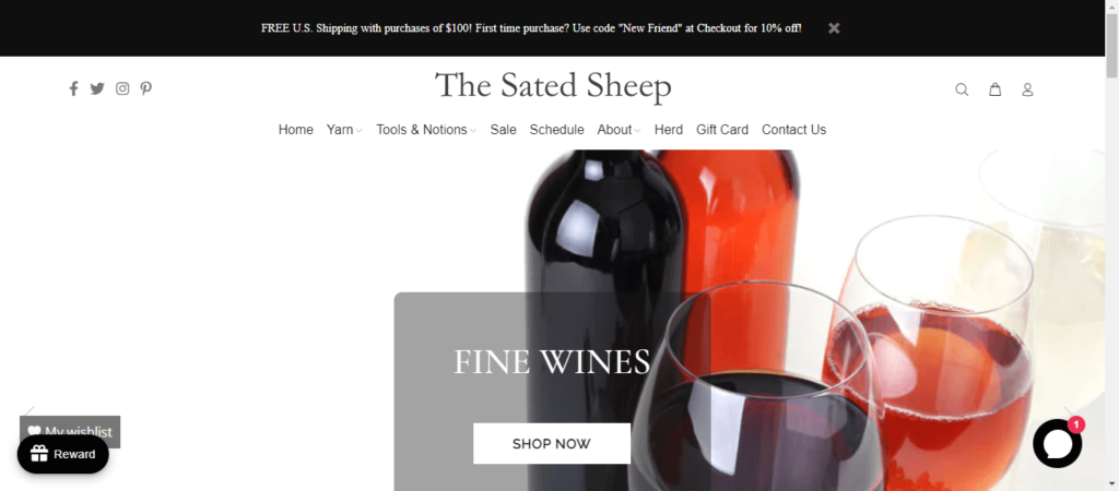 Homepage of Sated Sheep / thesatedsheep.com