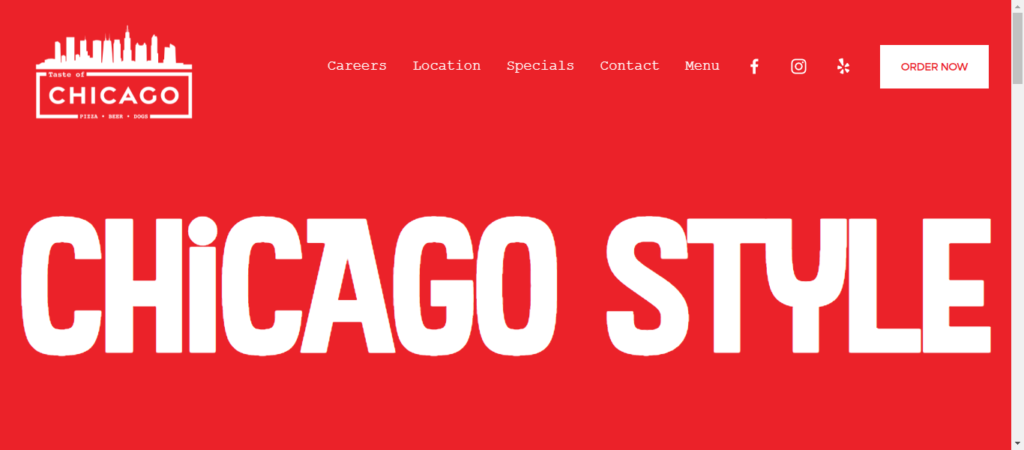 Homepage of Taste of Chicago / tasteofchicagotx.com.