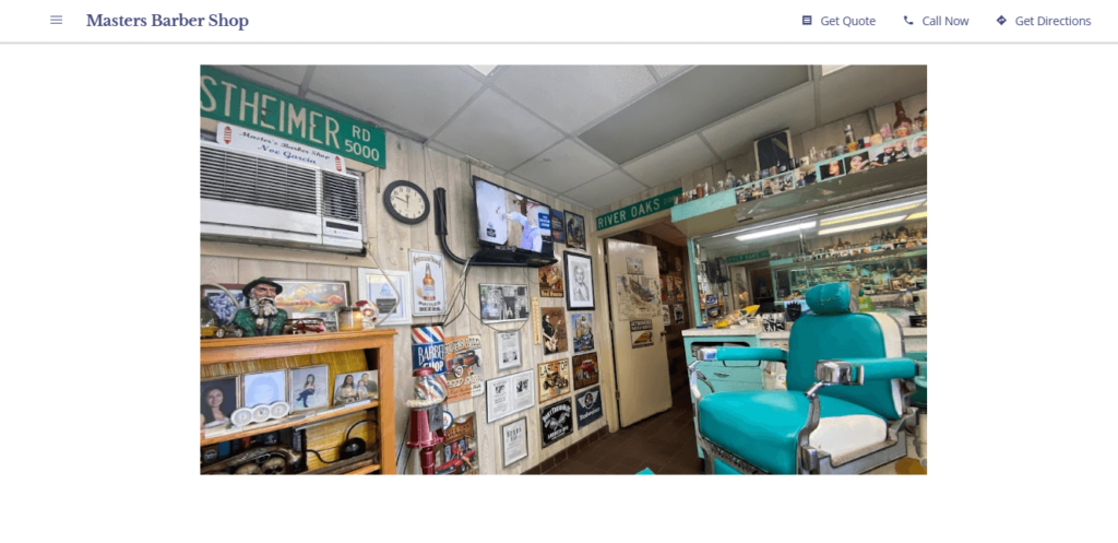 Homepage Of Masters Barber Shop 1024x497 