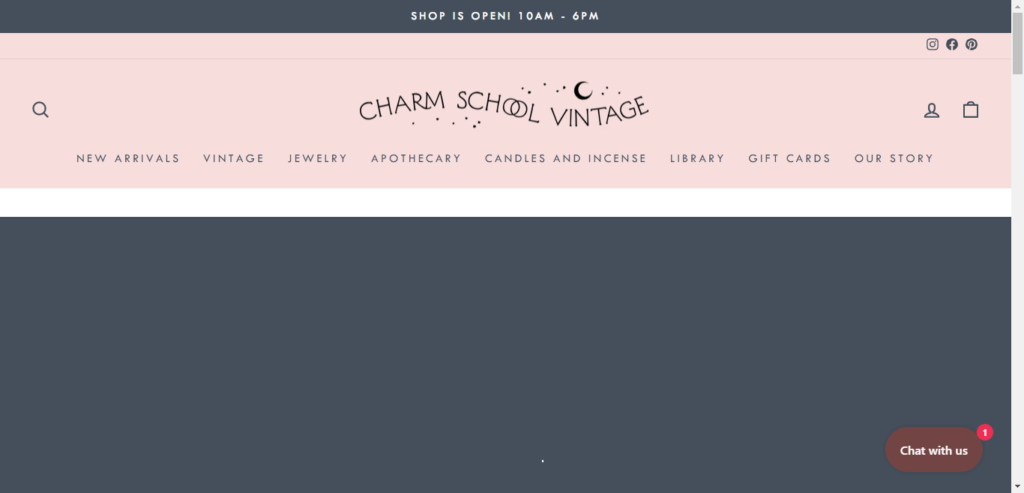 Homeschool of Charm School Vintage / charmschoolvintage.com.