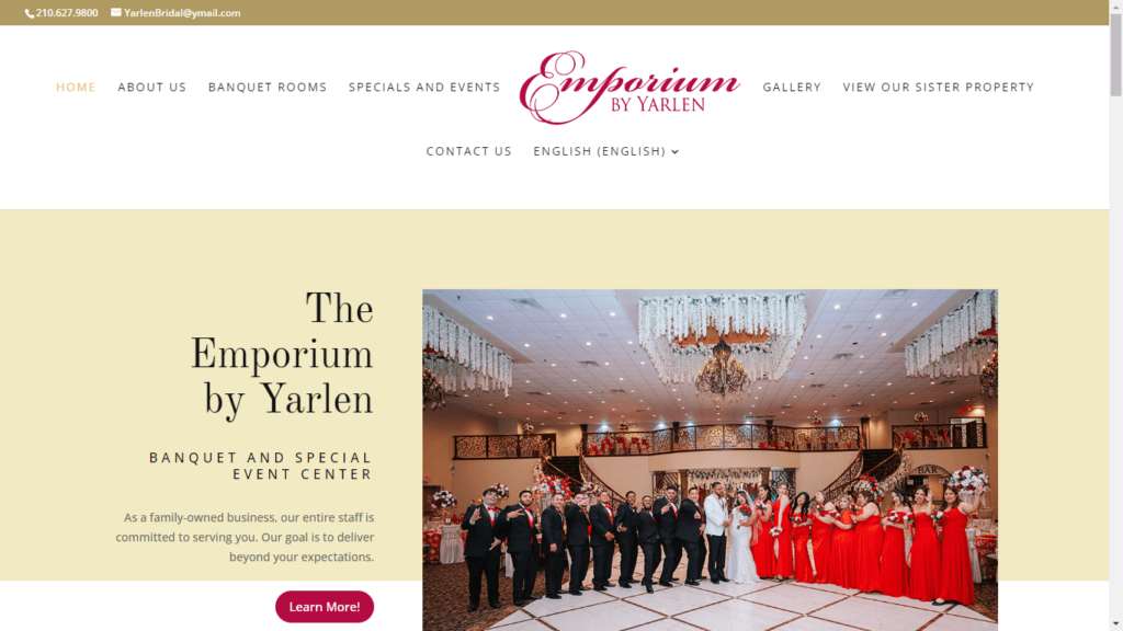 Homepage of Emporium by Yarlen's website / emporiumbyyarlen.com