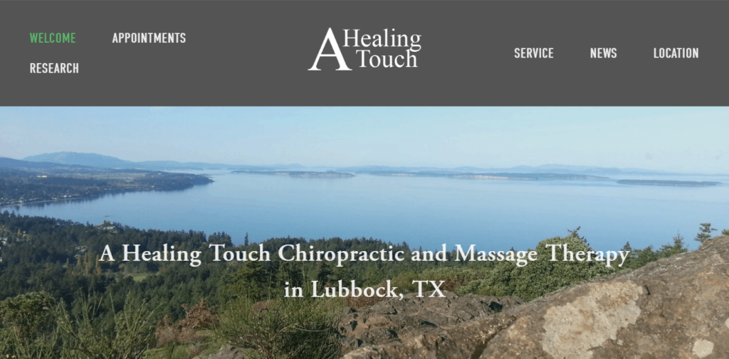 Homepage of A Healing Touch Massage Therapy / http://www.ahealingtouchlubbock.com/
Link: http://www.ahealingtouchlubbock.com/