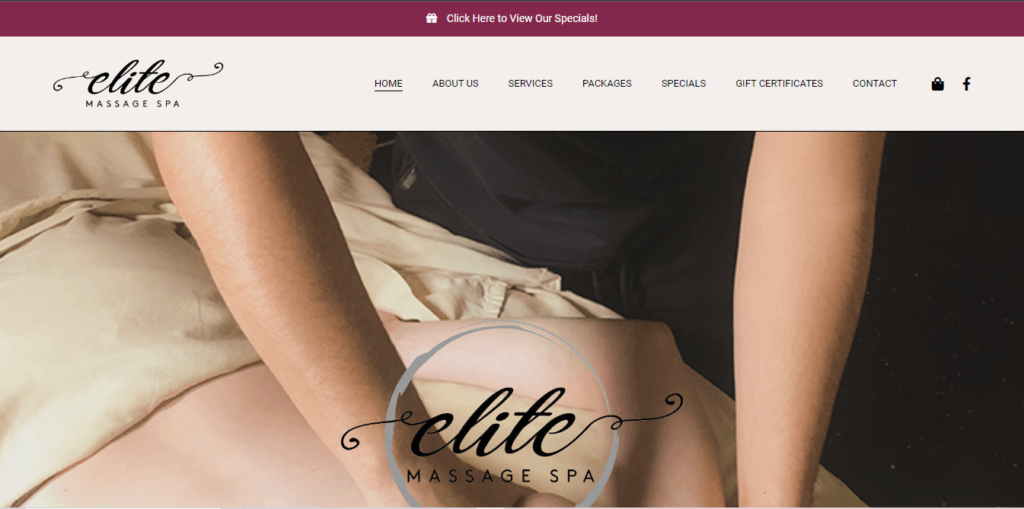 Homepage of Elite Massage Spa / https://elitemassagespa.com/
Link: https://elitemassagespa.com/