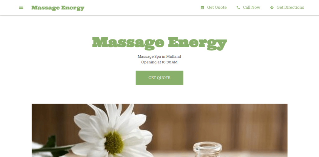 Homepage of Massage Energy / https://massage-energy-midland.business.site/
Link: https://massage-energy-midland.business.site/