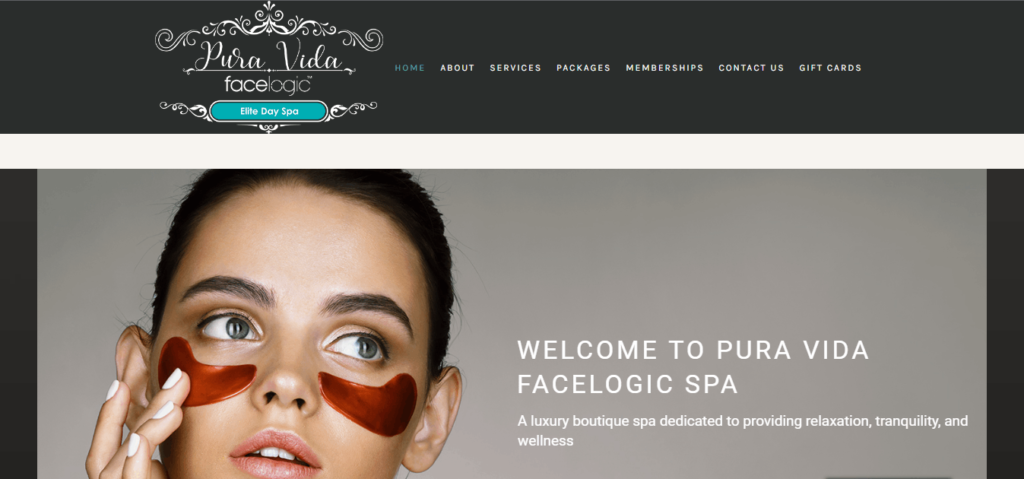 Homepage of Pura Vida Day Spa Waco / http://www.wacospa.com/
Link: http://www.wacospa.com/