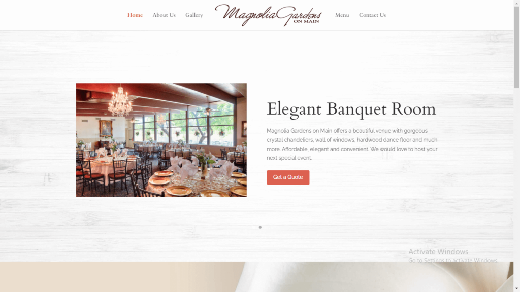 Homepage of Magnolia Gardens on Main / magnoliagardensonmain.com
