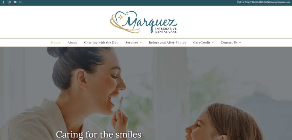 Homepage of the Alfred Marquez Jr PC's website / marquezdental.com