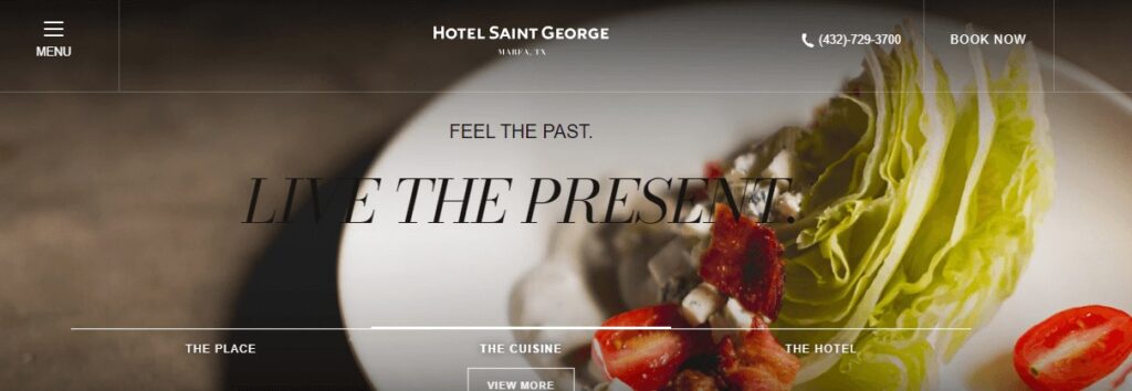Homepage of Hotel Saint George Website
Link: https://www.marfasaintgeorge.com/