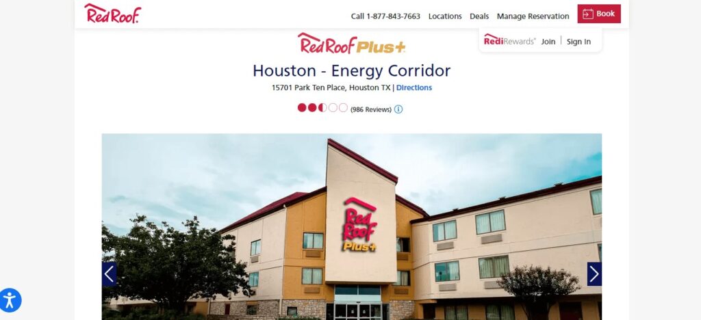 Homepage of Red Roof PLUS+ Houston - Energy Corridor
Link: https://www.redroof.com/property/tx/houston/RRI222?utm_source=GMB&utm_medium=Google&utm_campaign=GMB_Performance_RRI222