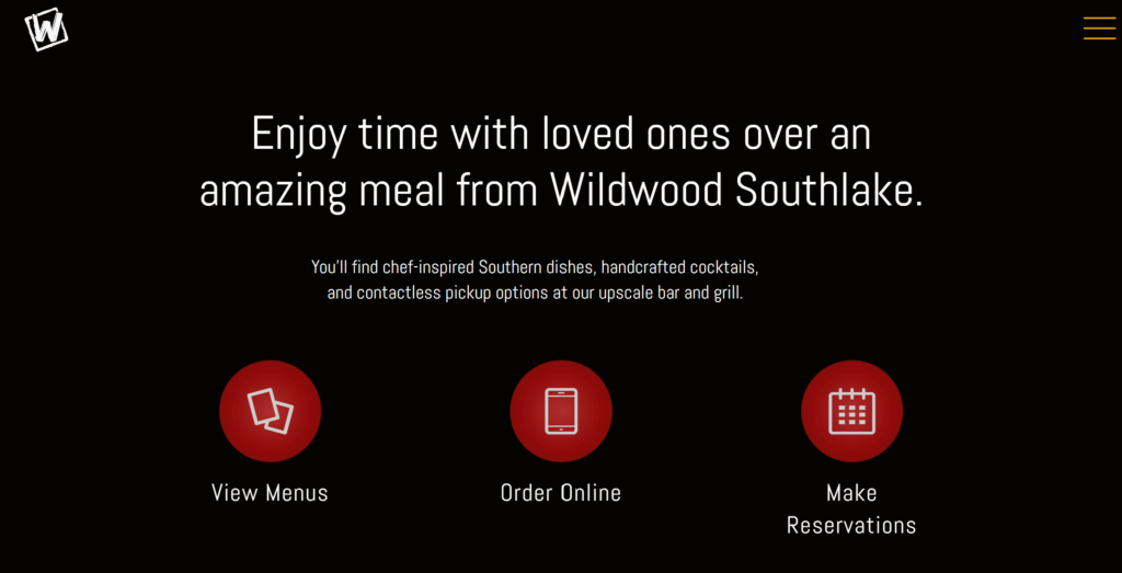 Homepage of Wildwood Southlake's website / wildwoodtx.com